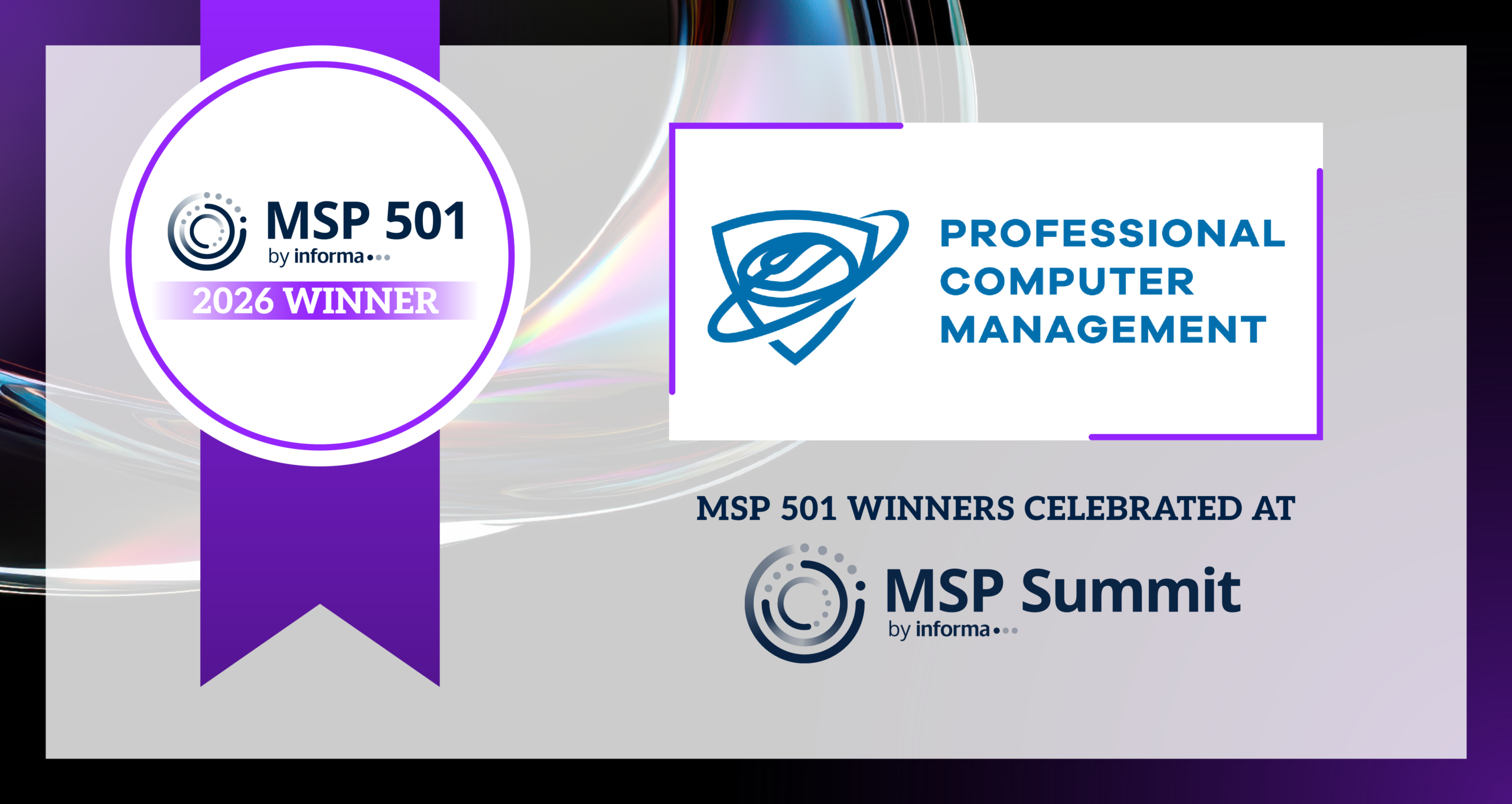MSP 501 2026 Winner Social Graphic PCM